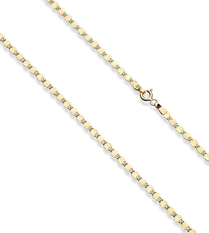 18K Gold Over 925 Sterling Silver Choker Necklace
