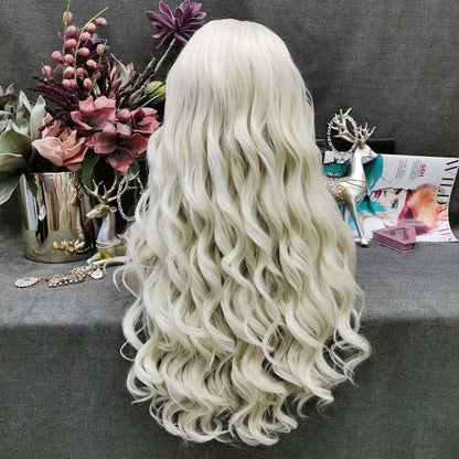 Blonde#1 Natural Wave Lace Front Wig