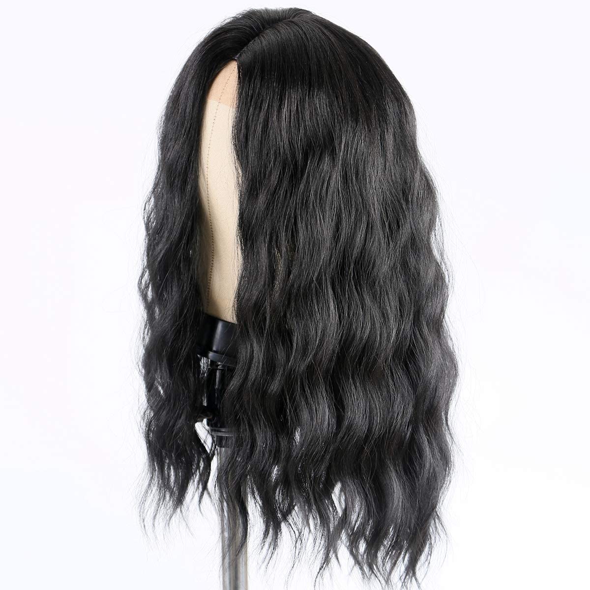 Long Black Wavy Wig-1B Black Wavy Hairstyles -Wigs & Hairpieces – Sheer  Beauté & Jewelry