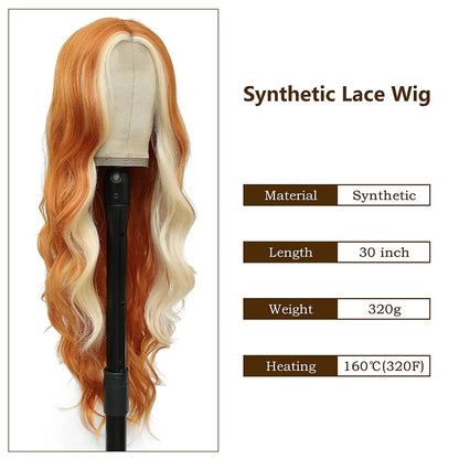 Blonde Highlights  Body Wave Lace Front Wig  Highlights Wig  Highlight Lace Front Wig