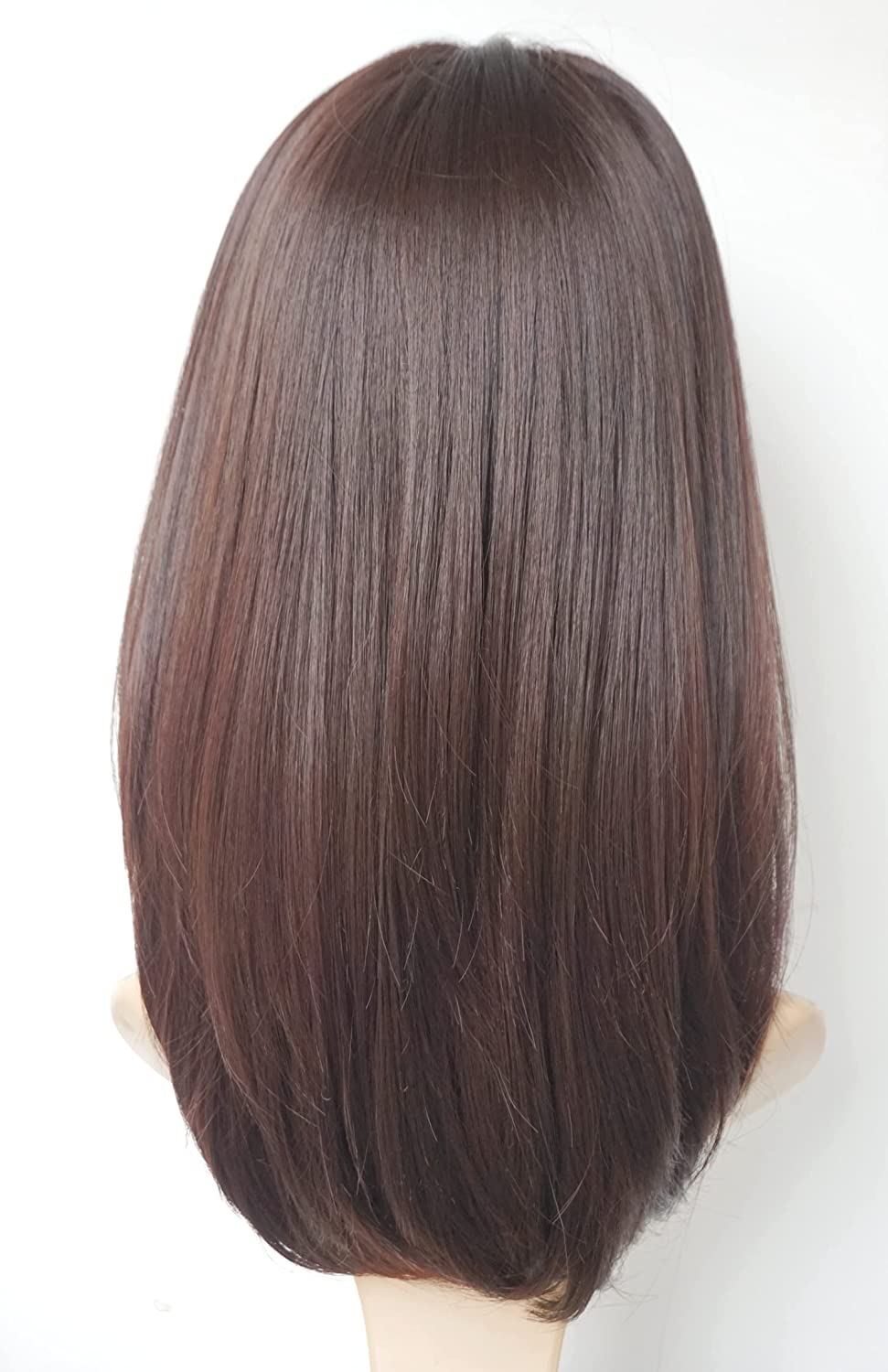 Long Brown Layered Shoulder Length Wig