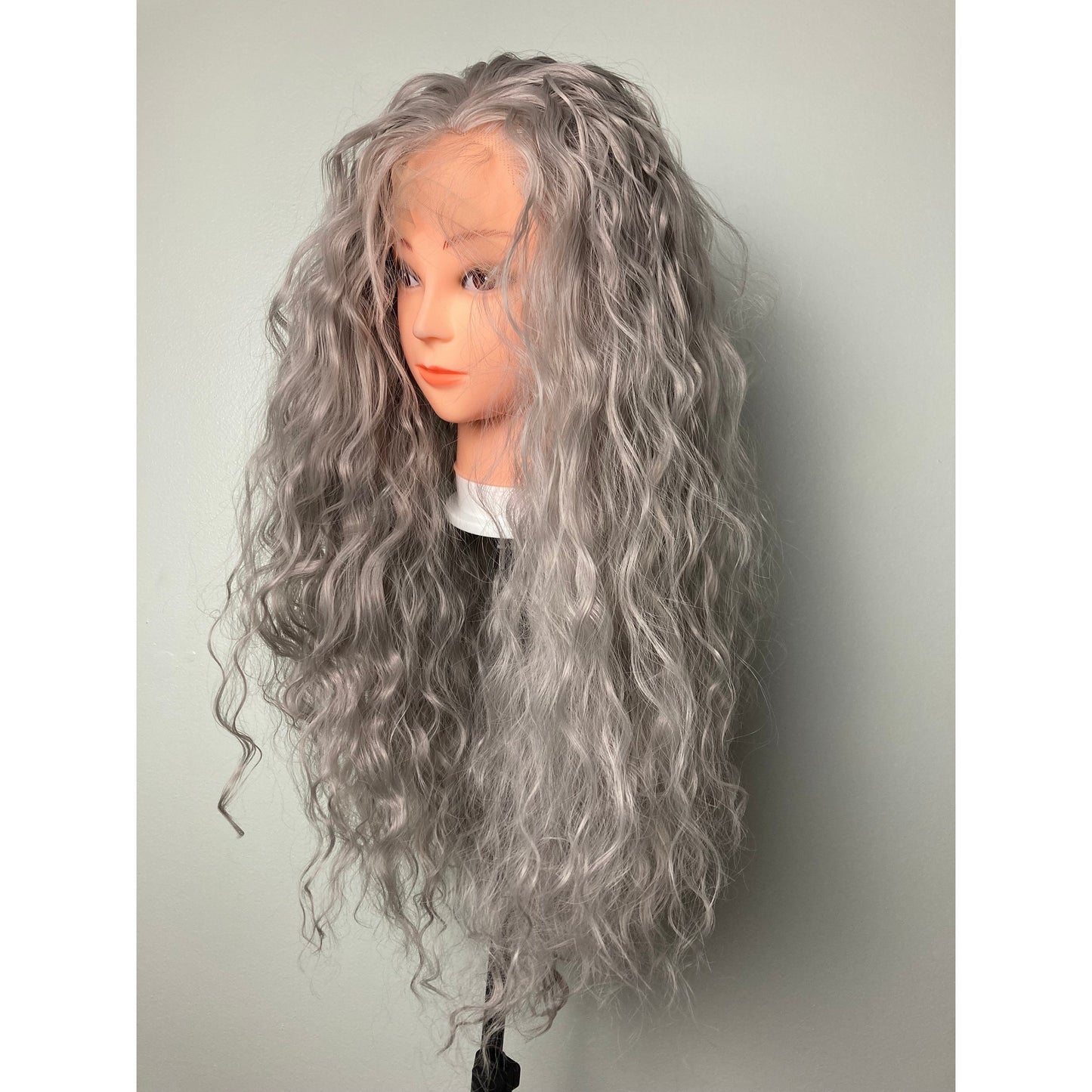 Grey Wig Silver Gray Wig Lace Front Wig