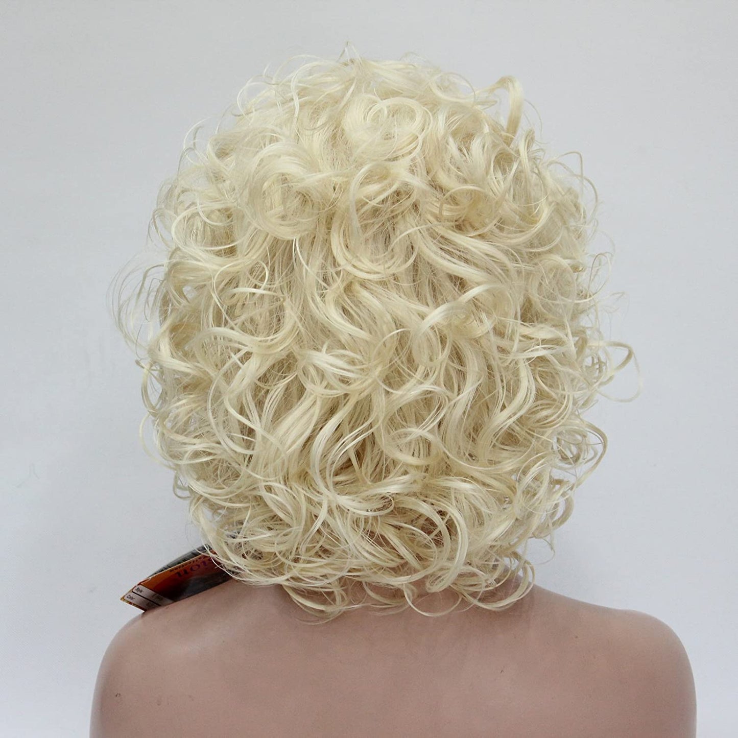 Short Curly Layered 613 Blonde Synthetic Wigs