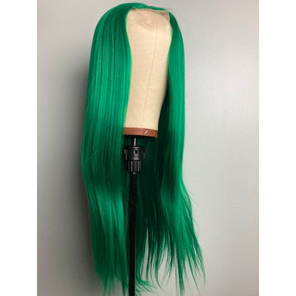 Emerald Green Hair Color- Green Long Hair Wigs