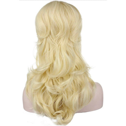 60’s Blonde Long Curly Wavy Beehive Wig DRAGQUEEN -WOMEN