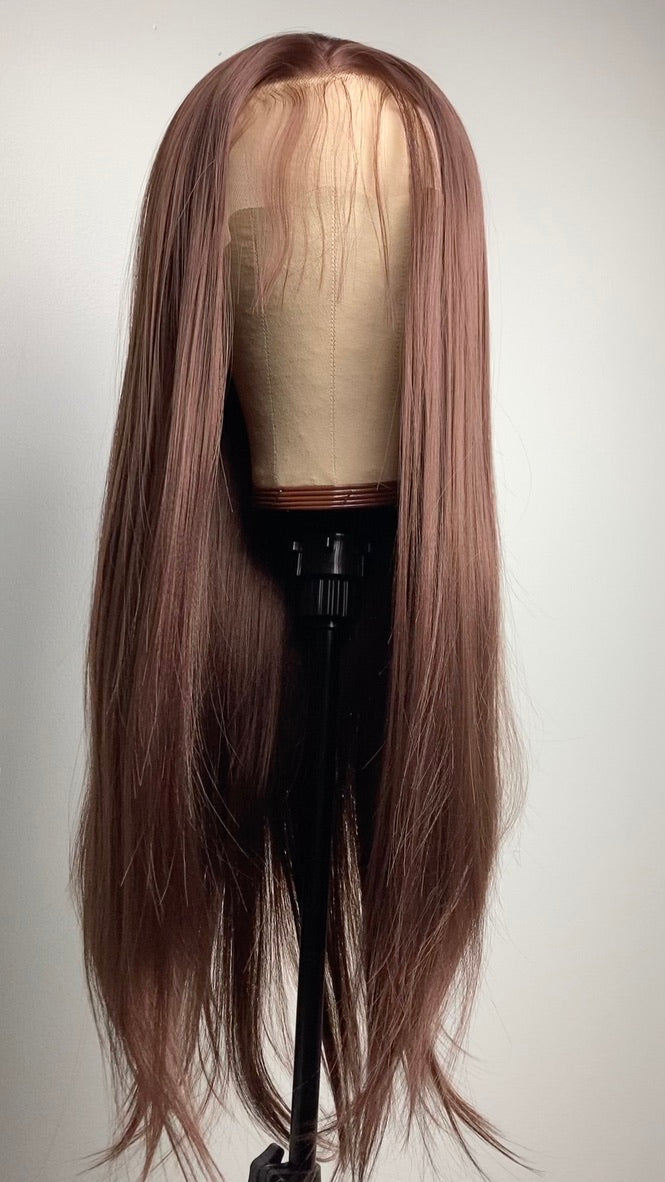 Long Brown Lace Front Wigs