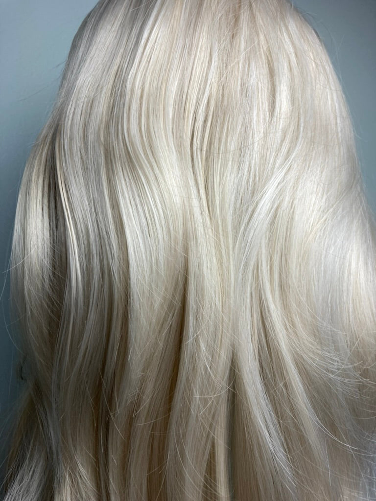 Lace Front Wig | Long Wavy Blonde Hair Wig For Women