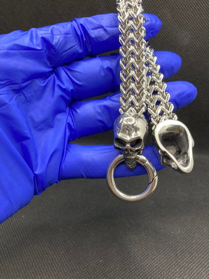 Skull Bracelet For Men ,Stainless Steel Link Bracelets