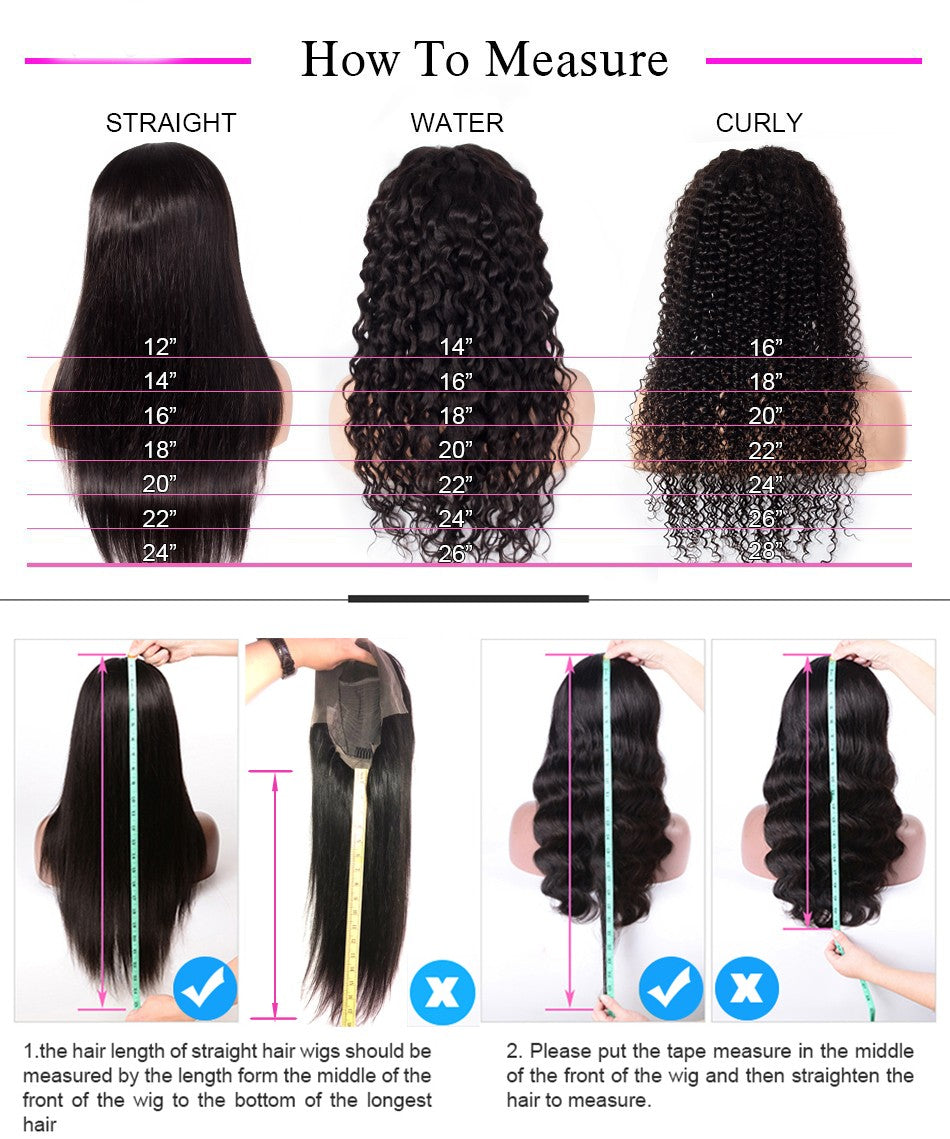 Kinky Straight 13x4 Yaki Lace Front Human Hair Wigs|Pre Plucked With Baby Hair