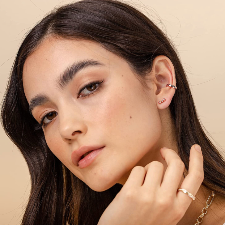 14K Rose Gold Ear Cuff Earrings-Women's Jewelry