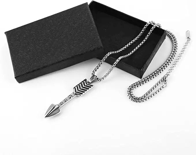 Arrow Stainless Steel Pendant Necklace
