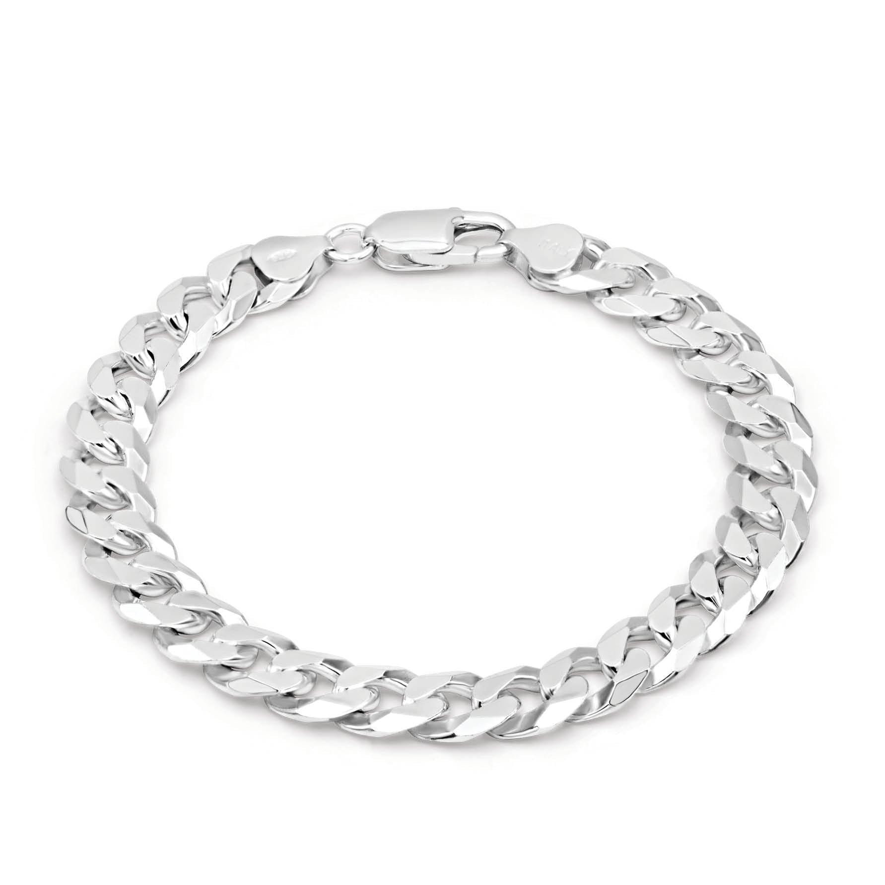 Men's 9 mm Curb Cuban Chain Link Necklace