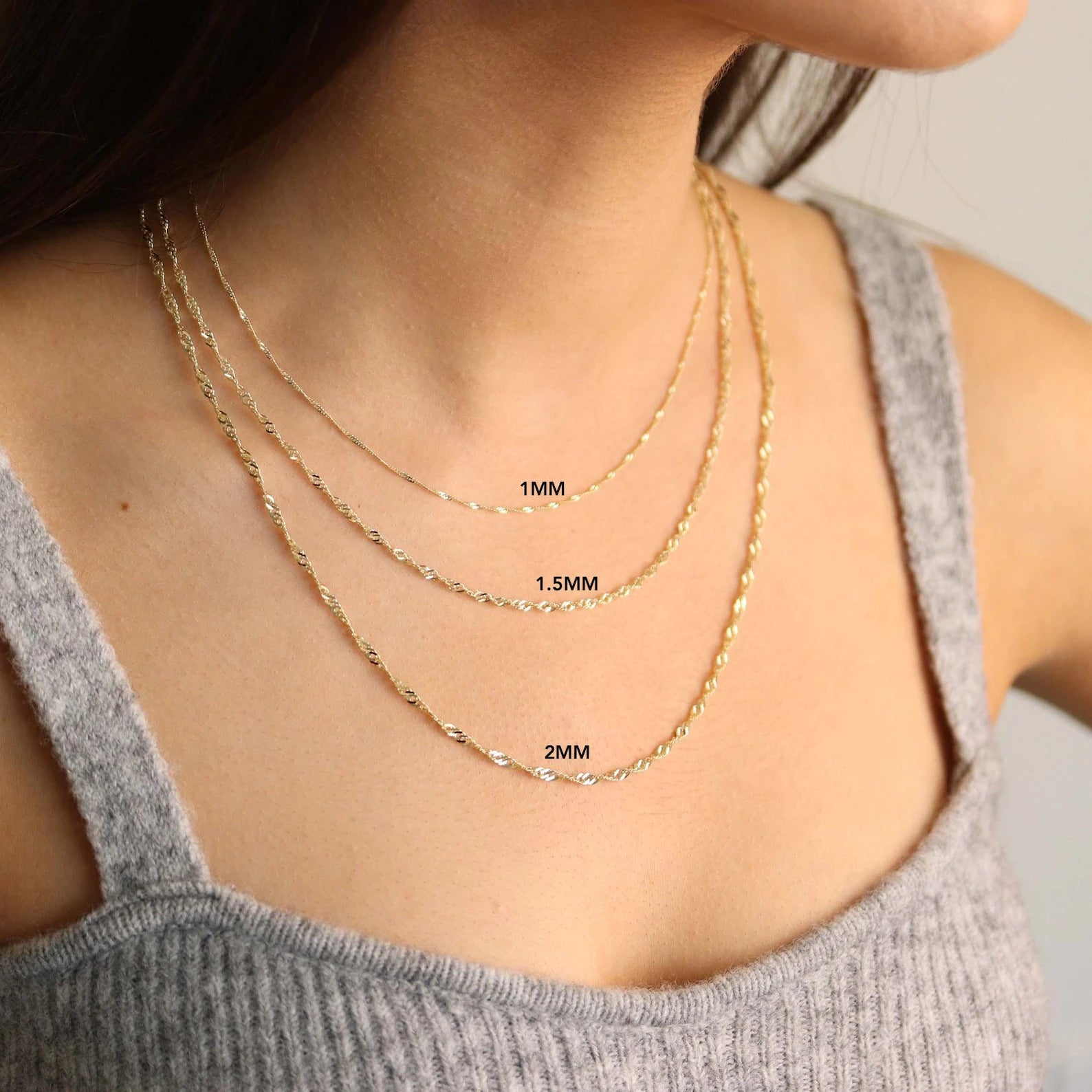 14K Yellow Gold 2mm Singapore NecklaceGold Jewelry,Mens JewelryWomens Jewelry,Fine Jewelry,Fashion Jewelry14K Gold Jewelry,Jewelry GiftsHoliday Gifts,Mothers Day Gifts,Fathers Day Gifts,Gifts for MomGifts for Dad,Gifts for Her,Gifts for Him,Fancy Jewelry