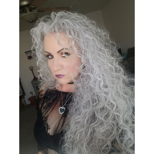 Grey Wig Silver Gray Wig Lace Front Wig