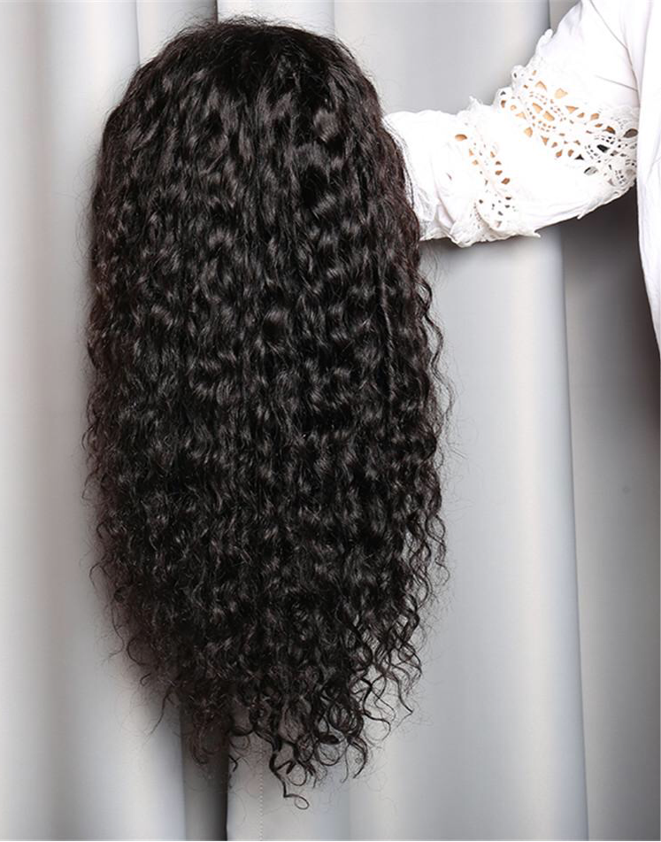 Kinky Water Wave Lace Front Human Hair Wigs