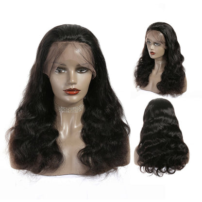 Body Wave Human Hair Lace Front Wigs Natural Hairline Pre-plucked