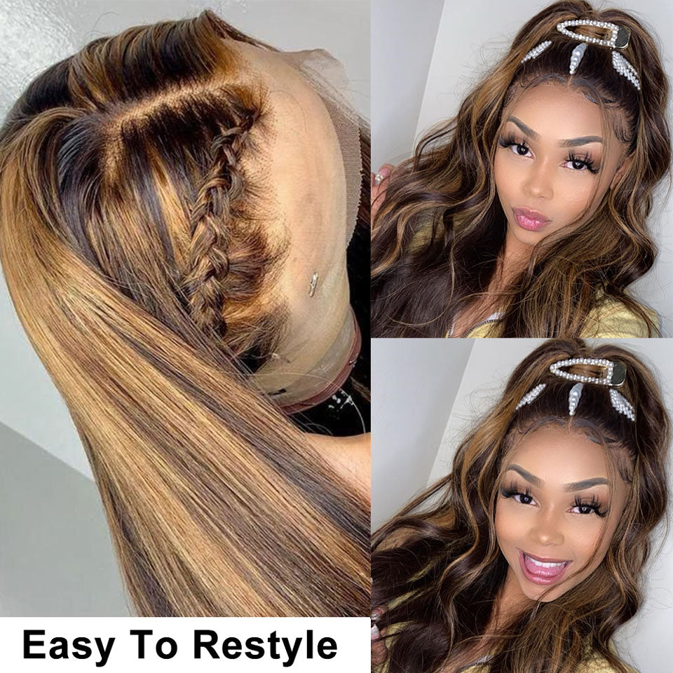  body wave wig ombre highlight