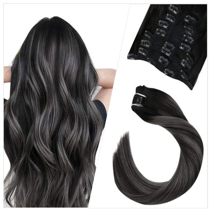 Clip in Human Hair Extensions Full Head 100g | 7 Pieces 100g/7Pcs Set