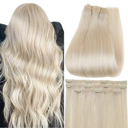 Ombre Color Human Hair Extensions 50 Grams Clip In Hair