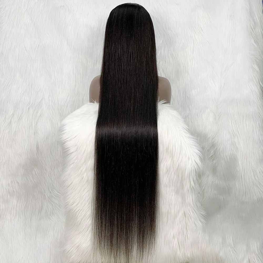 Long Straight 13x4 Lace Front Brazilian Human Hair Wigs 30-40 inch