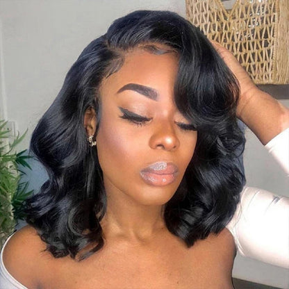 Short Bob Body Wave 13x6 Lace Frontal Human Hair |13x4 Closure Wig