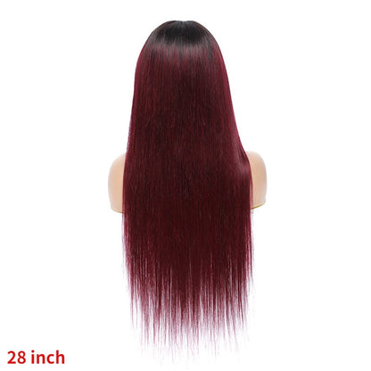 28inch long red ombre hair 