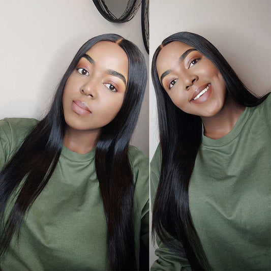 30 Inch Straight HD Transparent Lace Frontal Wigs