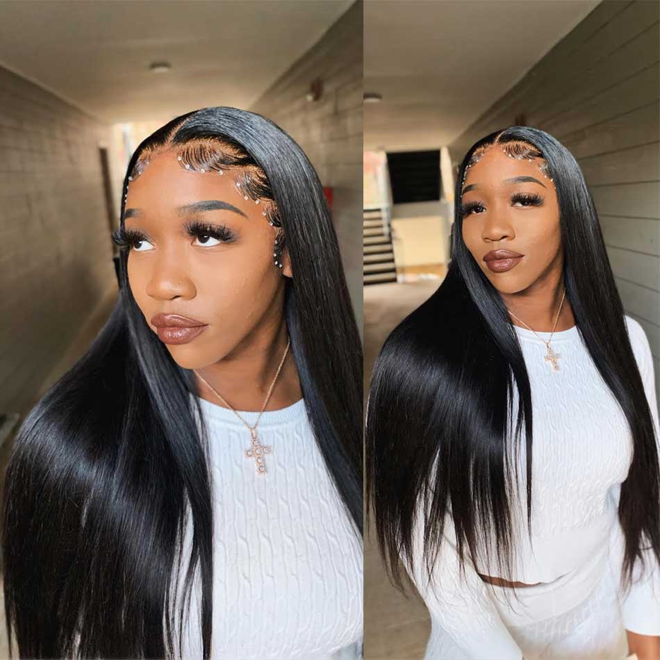 Straight lace frontal clearance hairstyles