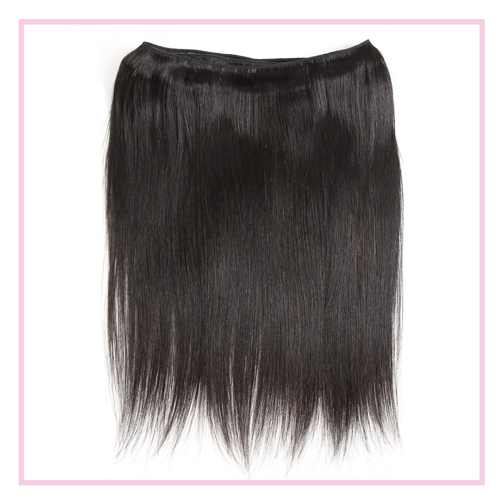 Bone Straight Brazilian Human Hair Bundle|40'' 40'' 40'' With 24''Closure